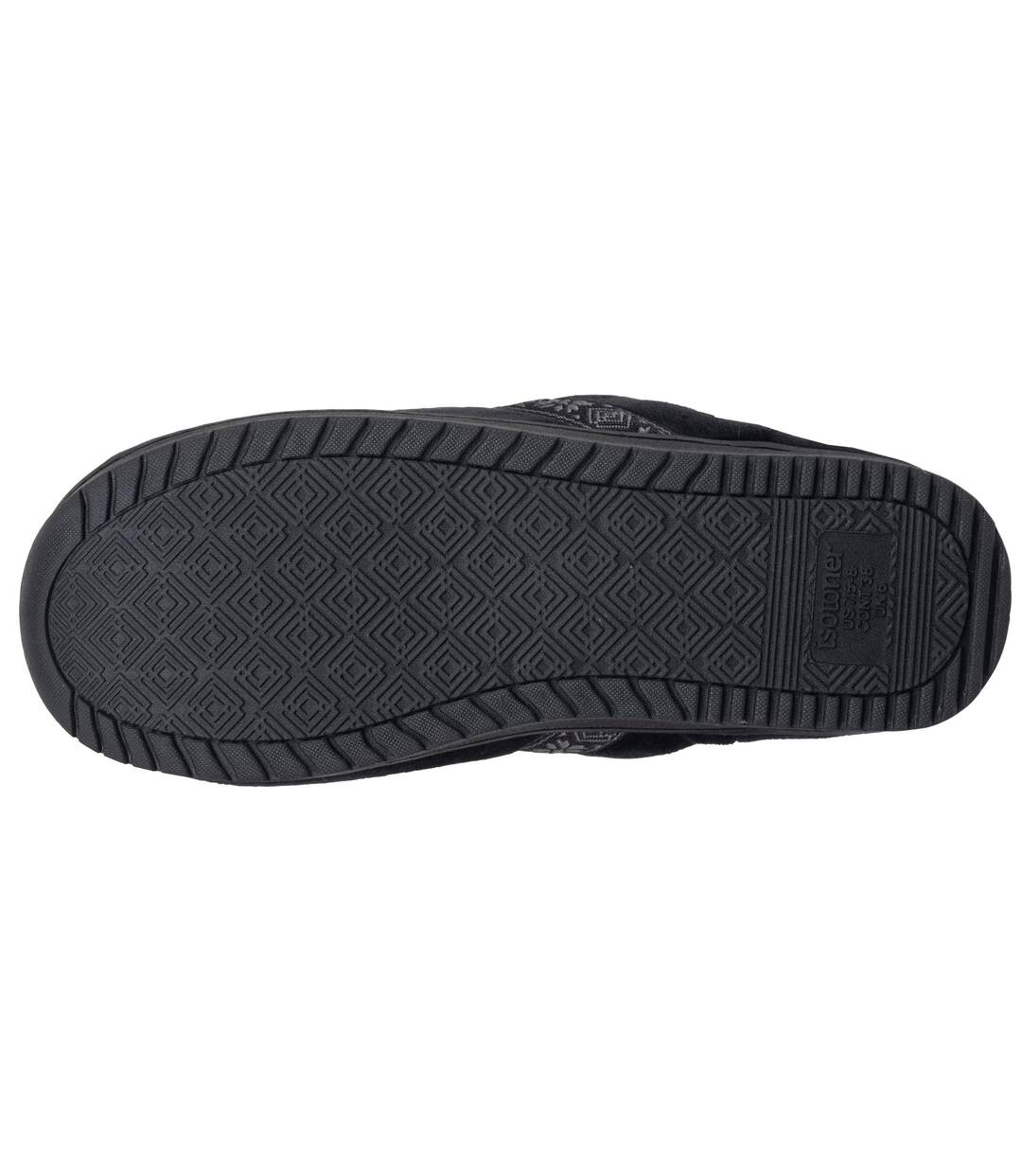 Isotoner Chaussons Mules femme microvelours mousse à mémoire forme talon 3,7 cm-4