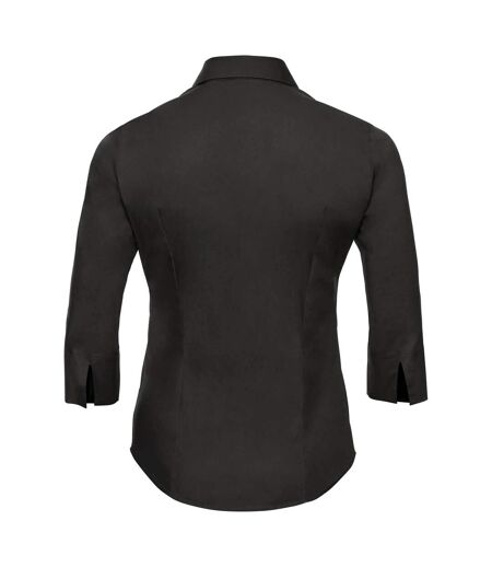 Collection Chemisier À Manches 3/4 Femme Noir Russell