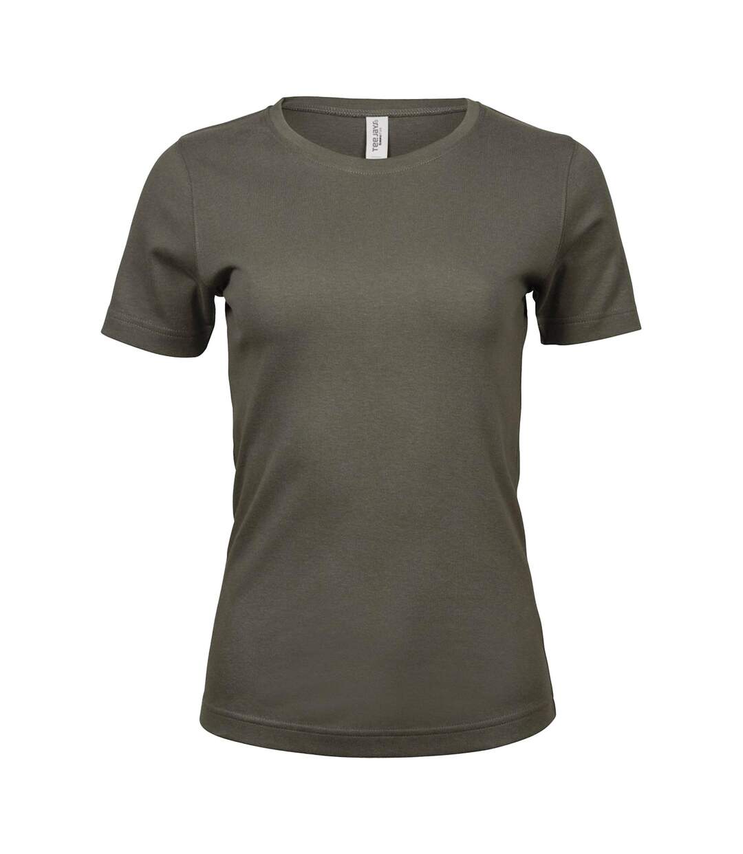 T-shirt À Manches Courtes 100% Coton Femme Vert Foncé Tee Jays-1