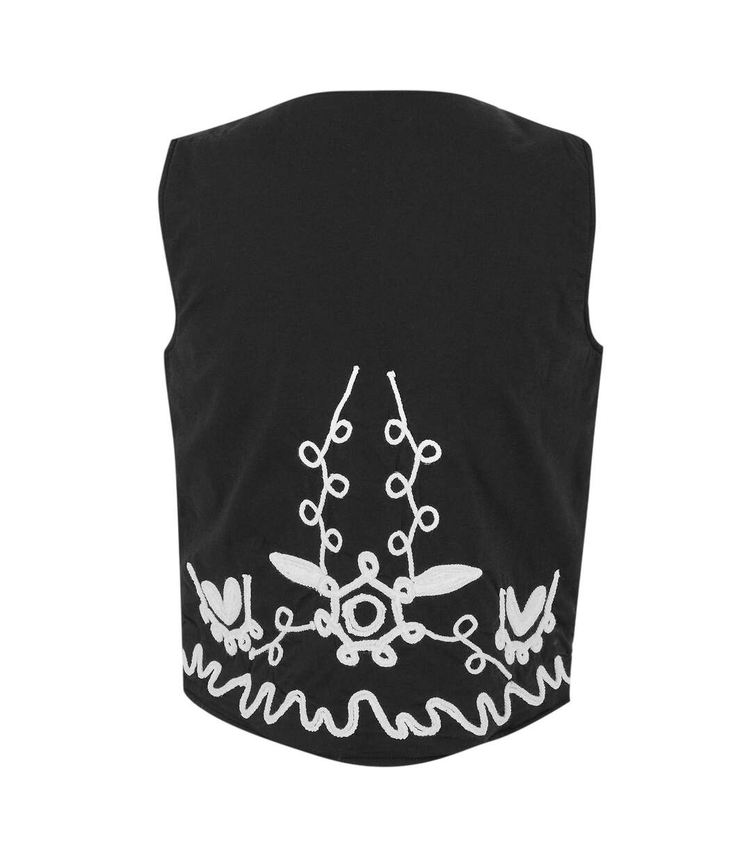Womens/ladies Tulsi Regular Gilet Black Threadbare-3
