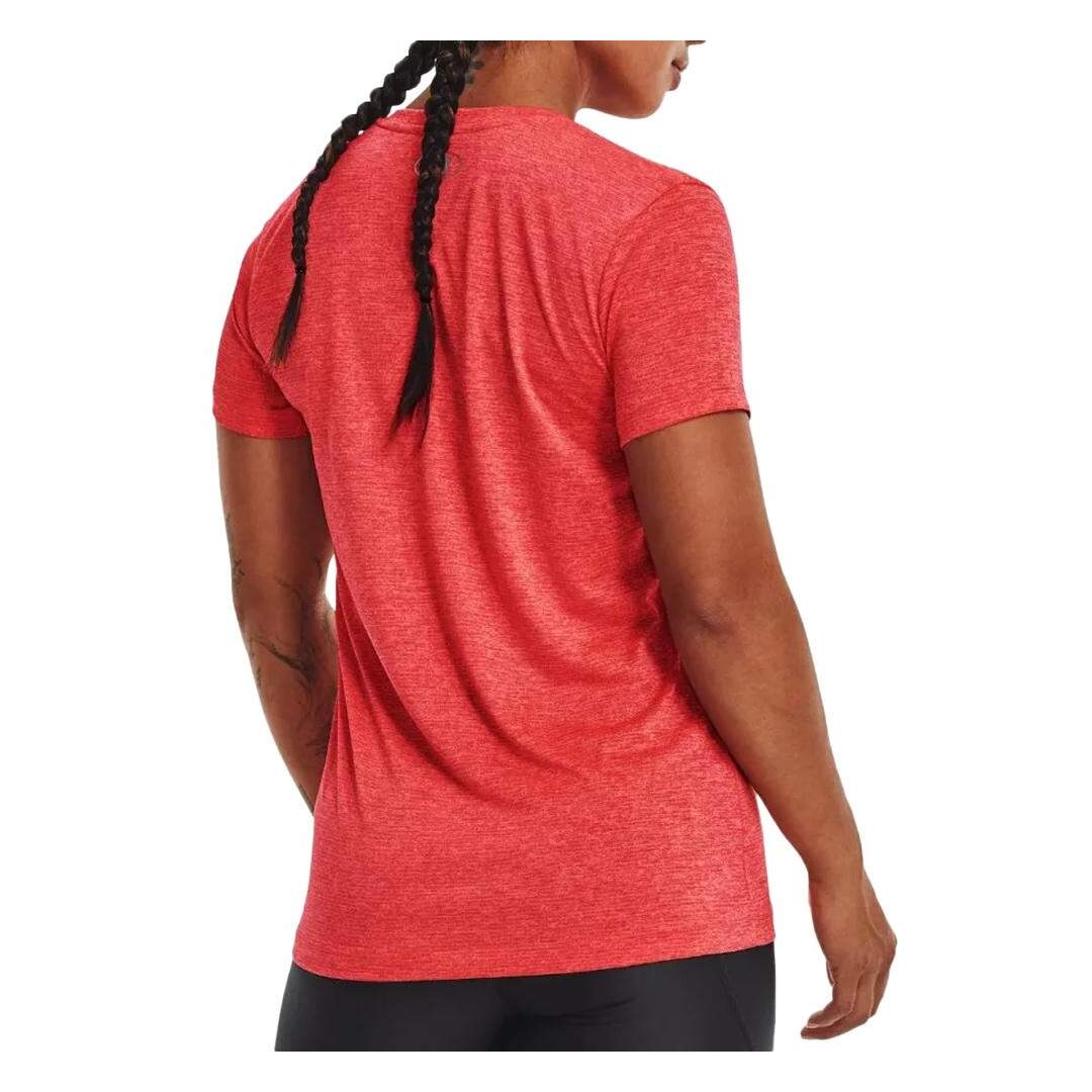 T-shirt de Sport Rose Femme Under Armour Tech SSV Twist - L-2