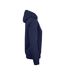 Sweat À Capuche Premium Femme Bleu Marine Foncé Clique-4