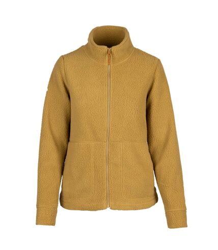 Womens/ladies chatty at200 fleece jacket golden olive Trespass