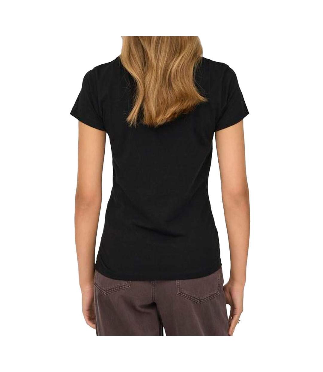 T-Shirt noir jdy femme jdy detail-2