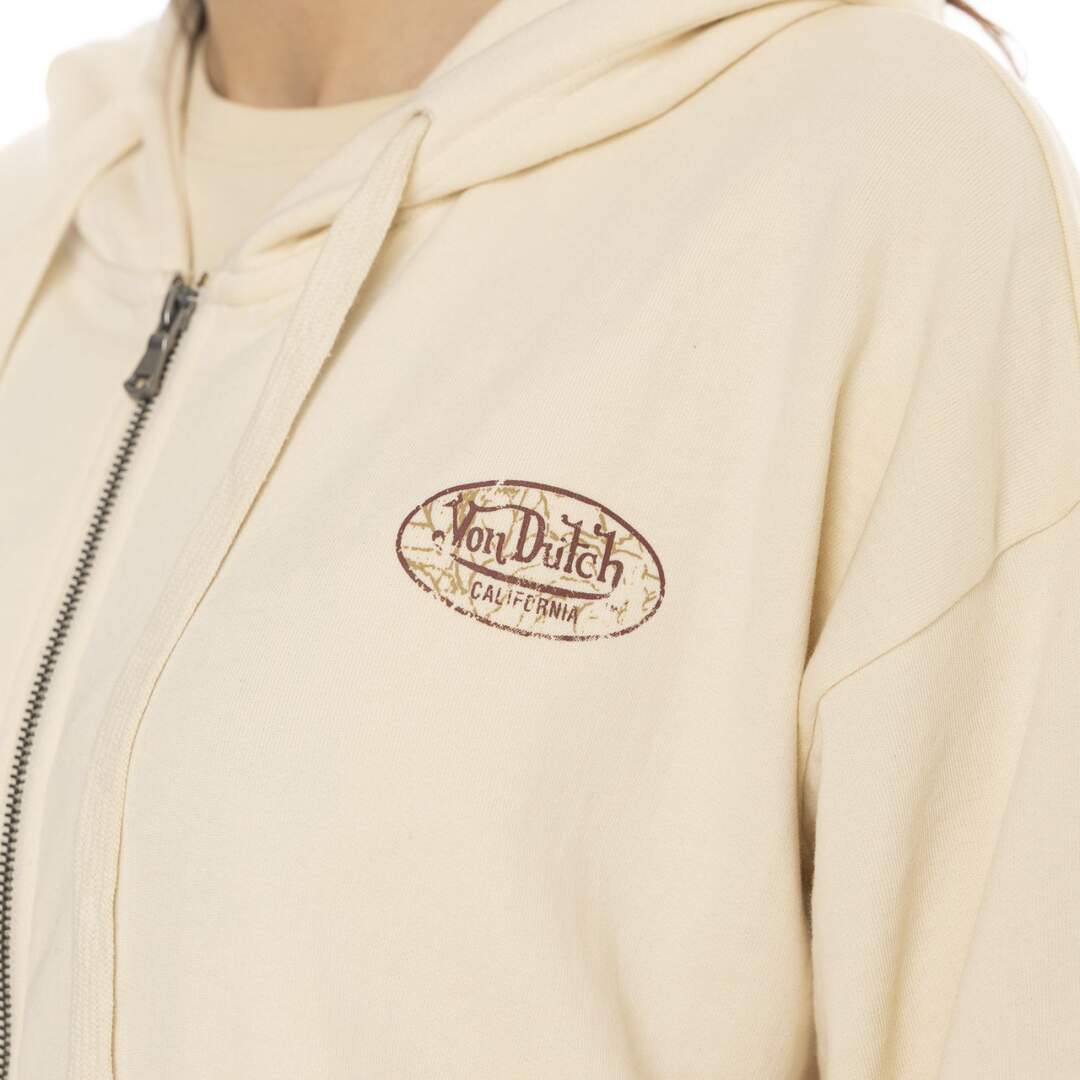 Sweat zippé à capuche femme relax fit Profile Vondutch-2