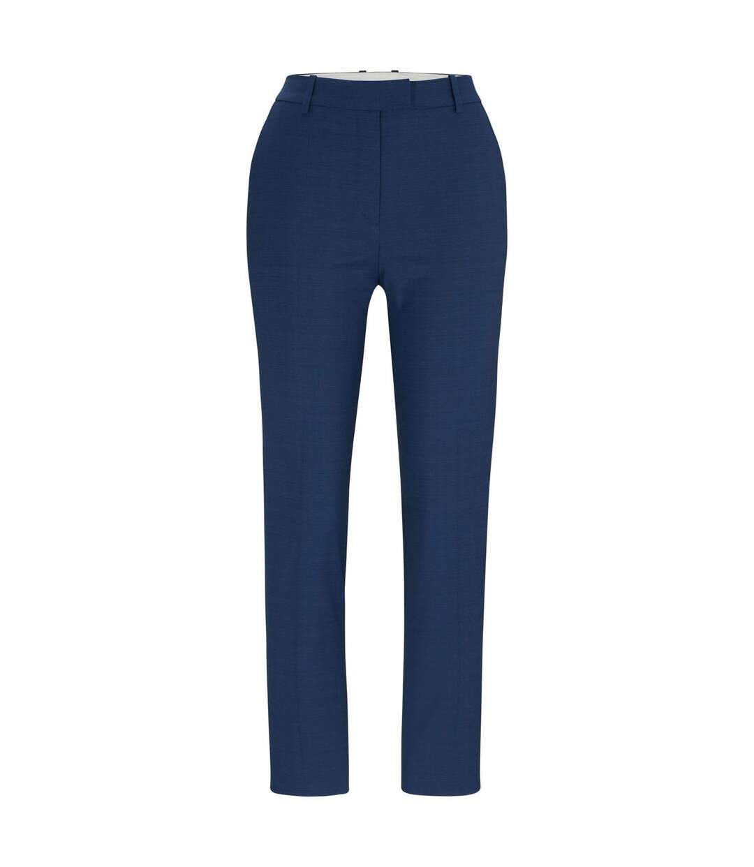 Womens/ladies Tamata4 Regular Trousers Blue Boss-2
