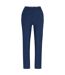 Womens/ladies Tamata4 Regular Trousers Blue Boss-2