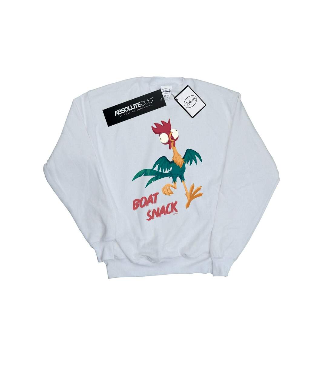 Disney Sweatshirt Moana Boat Snack Femme/Ladies (Blanc) - UTBI29413-1