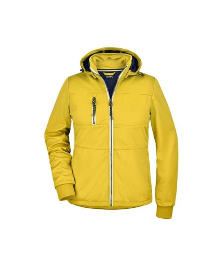 Veste Maritime Femme Jaune Bleu Marine Blanc James And Nicholson