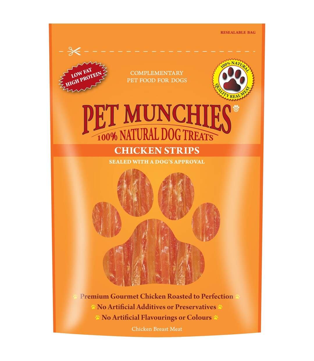 Chicken dog treats 960g multicoloured Pet Munchies-1