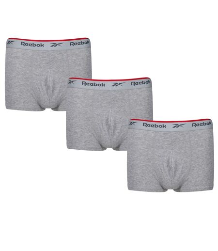 Shorts De Bain Ovett Homme Noir Gris Chiné Blanc Reebok