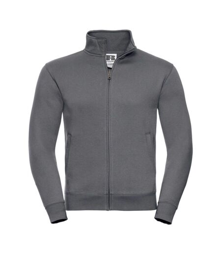 Mens Authentic Sweat Jacket Convoy Grey Russell