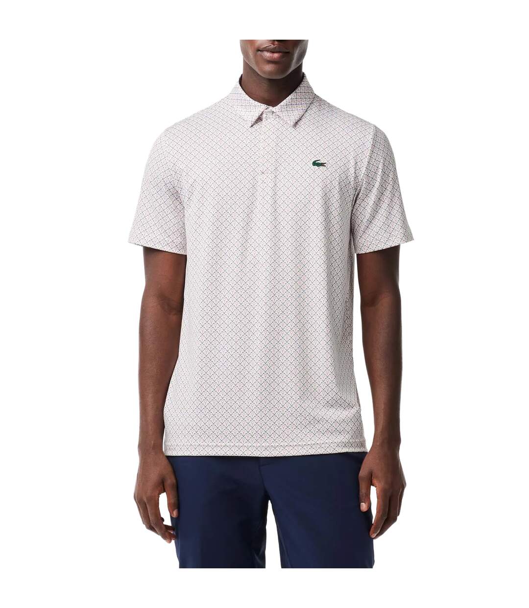 Polo homme crème Lacoste-3