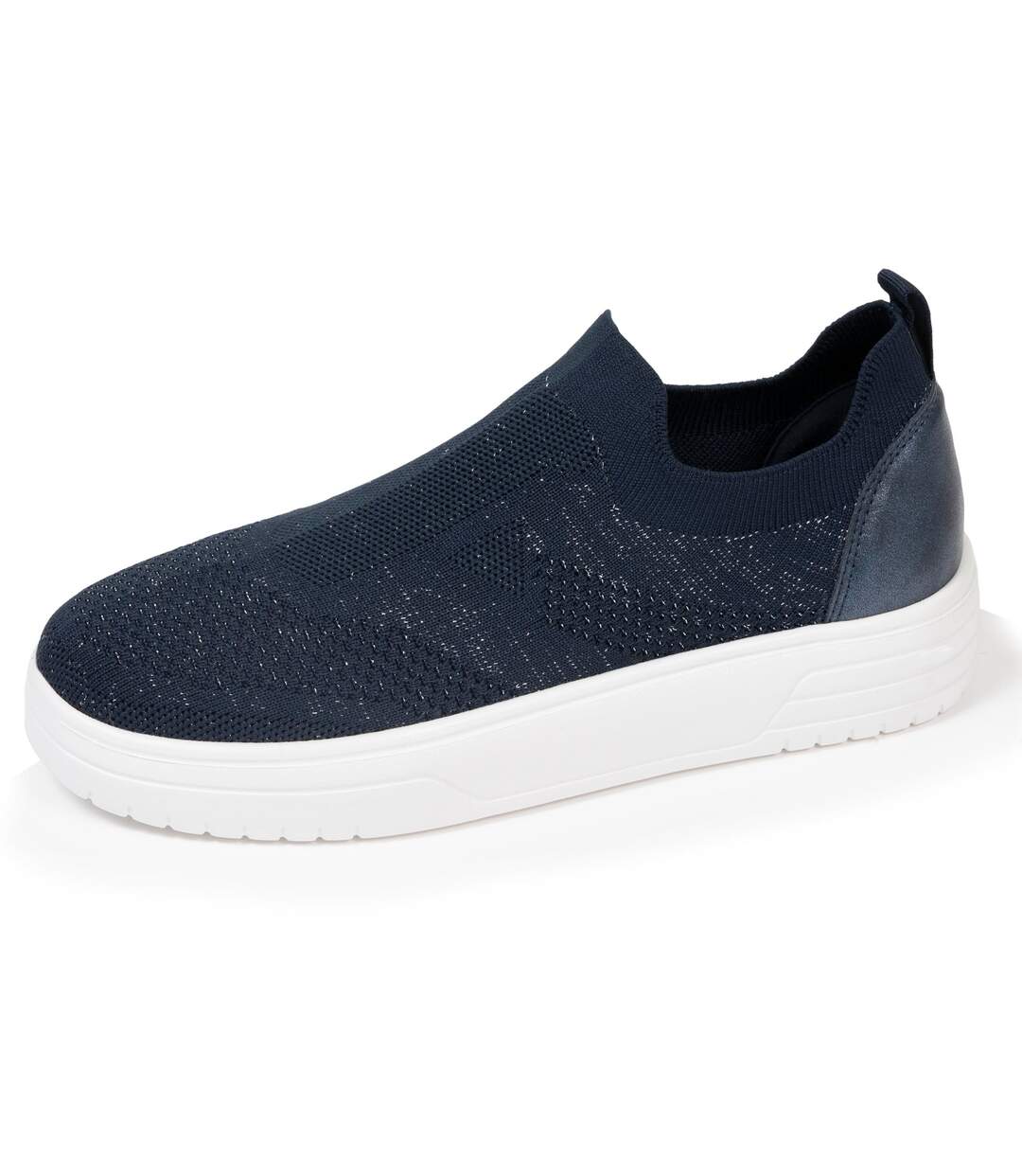 Isotoner Baskets femme slip on, semelle plateforme, confortables, souple et légères-1