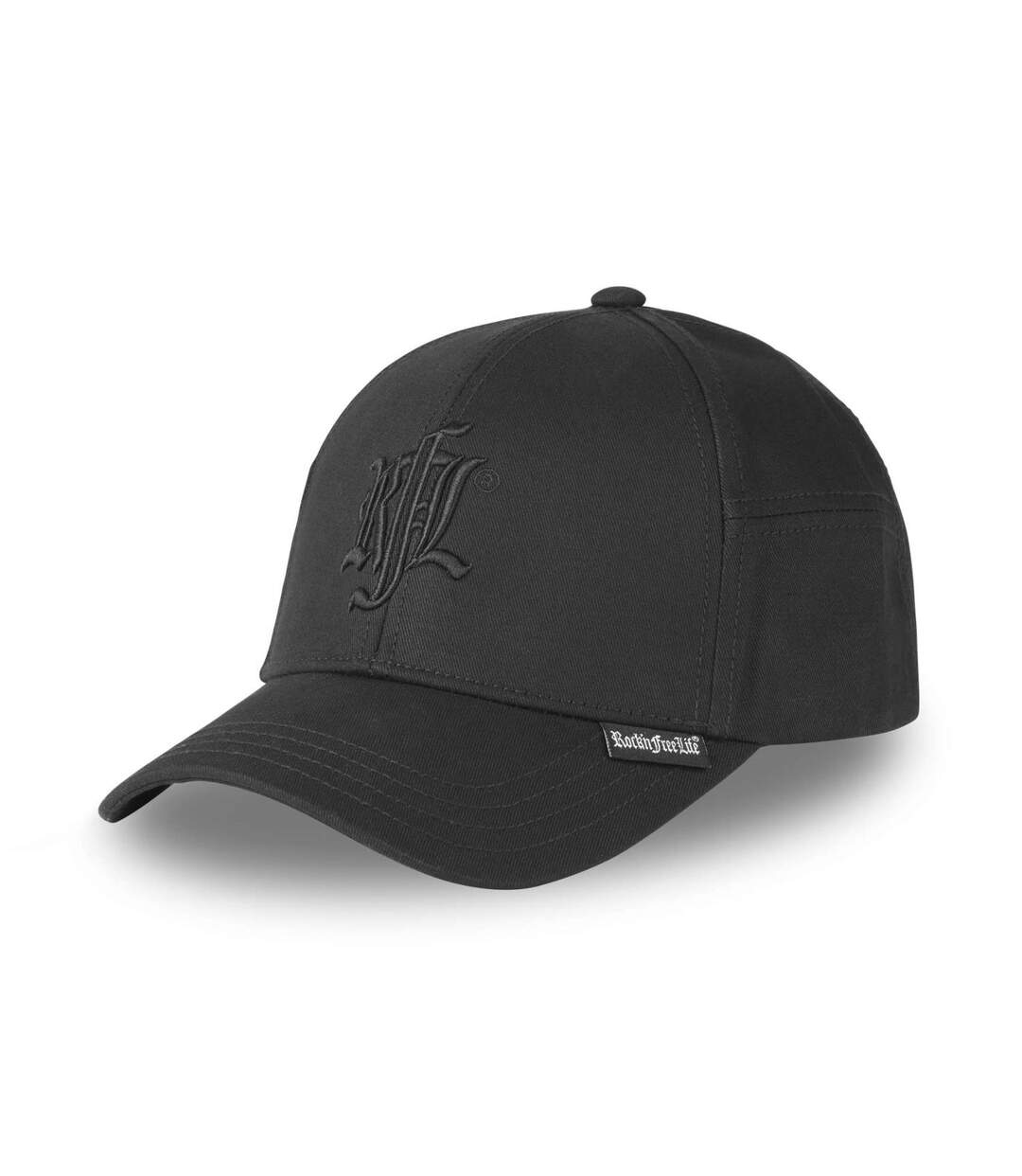 Casquette baseball denim Base Rock'n Free Life-1