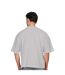 Unisex Adult Combed Ringspun Cotton Boxy Oversized T-shirt Lunar Grey Casual Classics-2