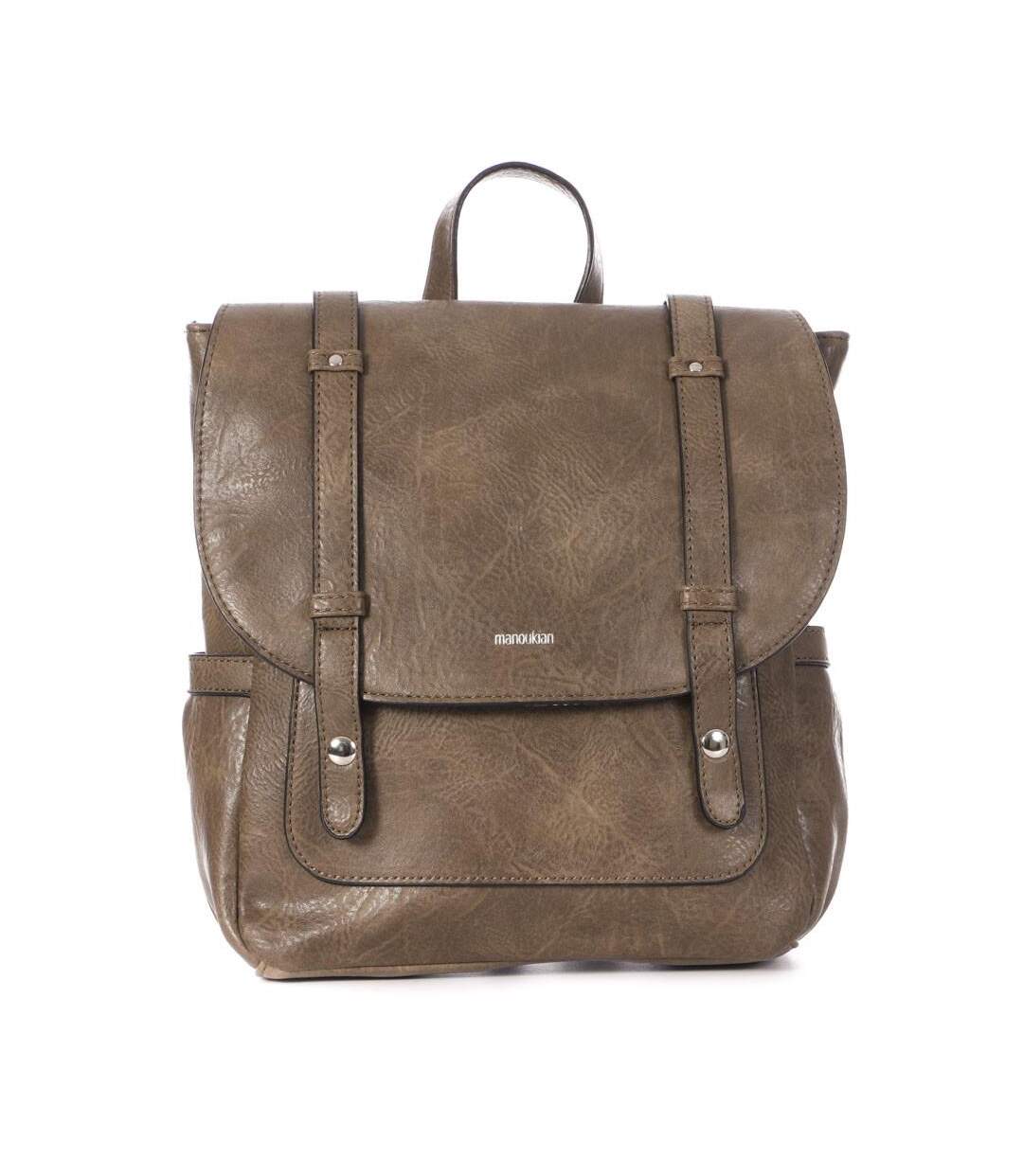 Sac à Dos Marron Femme Manoukian Mao - Taille unique