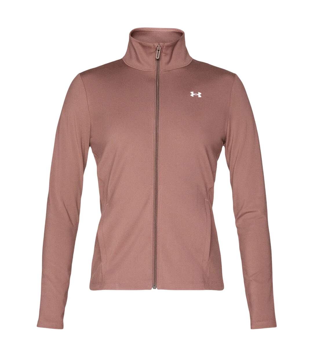 Womens/ladies Moisture Wicking Jacket Taupe Under Armour-2