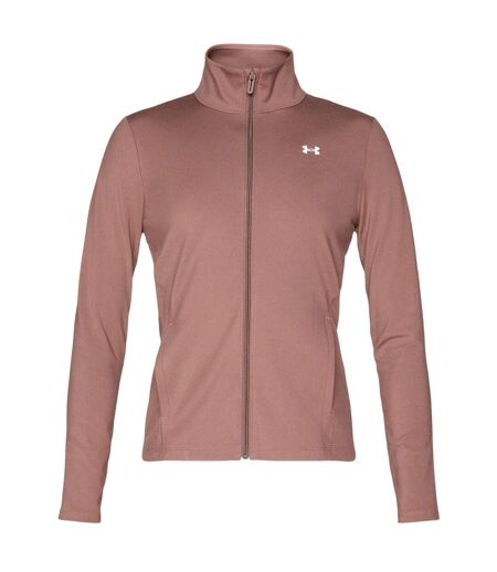 Womens/ladies Moisture Wicking Jacket Taupe Under Armour