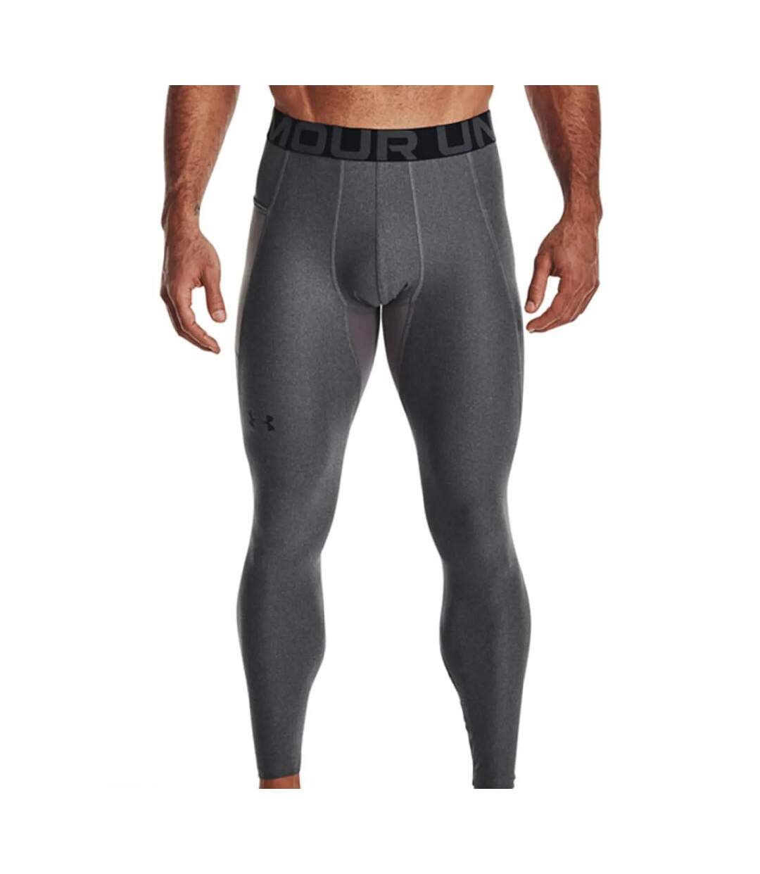 Legging gris homme under armour heatgear-1