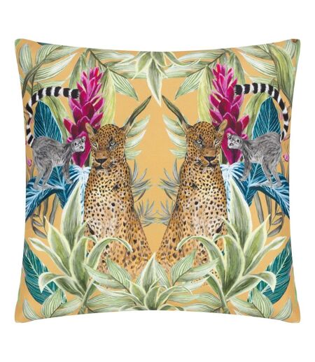 Kali leopard outdoor cushion cover 43cm x 43cm multicoloured Wylder