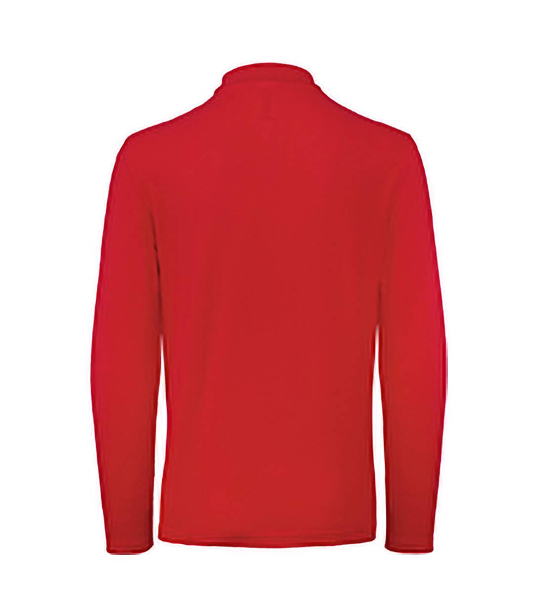 B&C ID.001 Mens Long Sleeve Polo (Crimson)