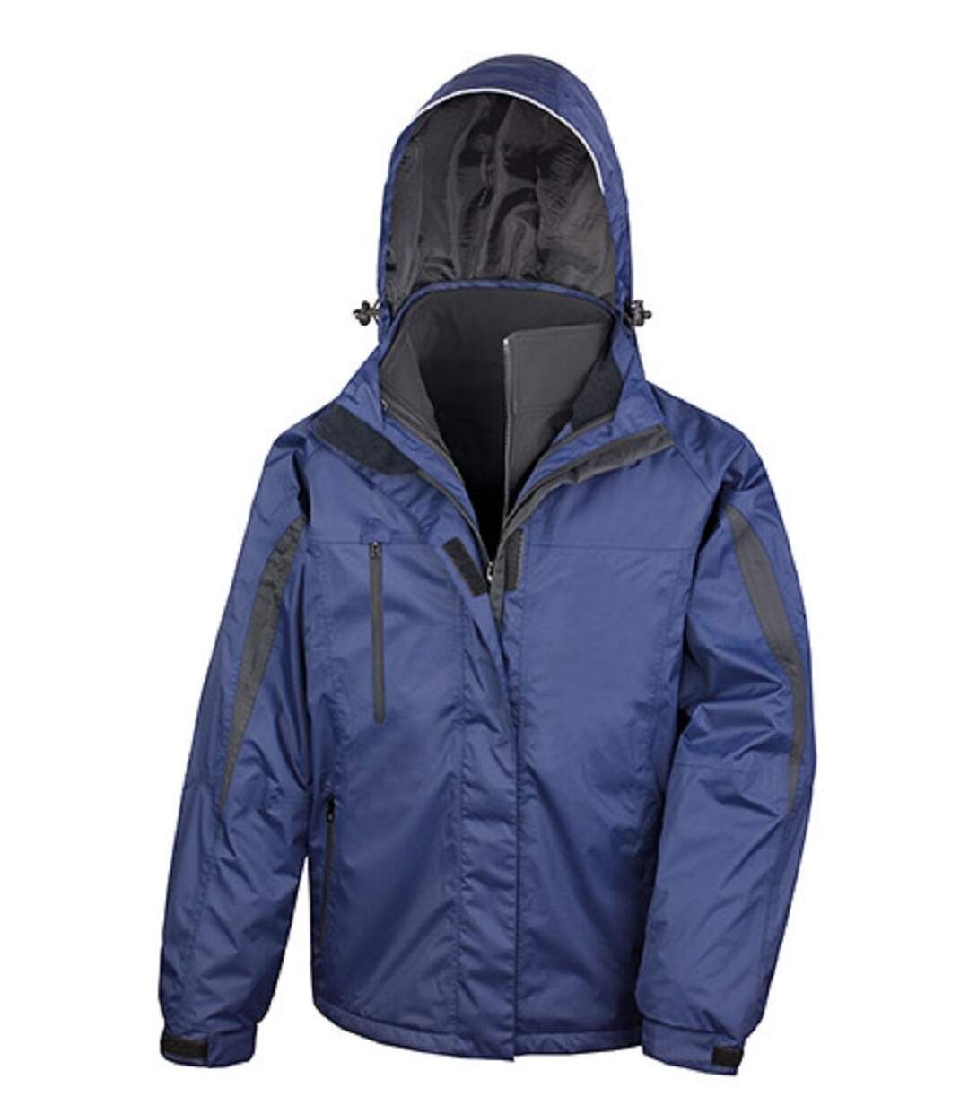 parka 3 en 1 - Homme - intérieur softshell - R400M - bleu marine