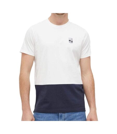 T-shirt Blanc/Marine Homme Pepe jeans Walter - L