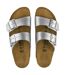 Sandales Coupe Régulière Arizona Femme Argenté Birkenstock-3