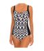 Women's round neckline swimsuit EB1033C