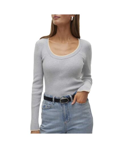 Pull gris femme vero moda joan
