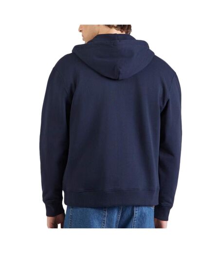 Sweat zippé marine homme calvin klein jeans terry monog