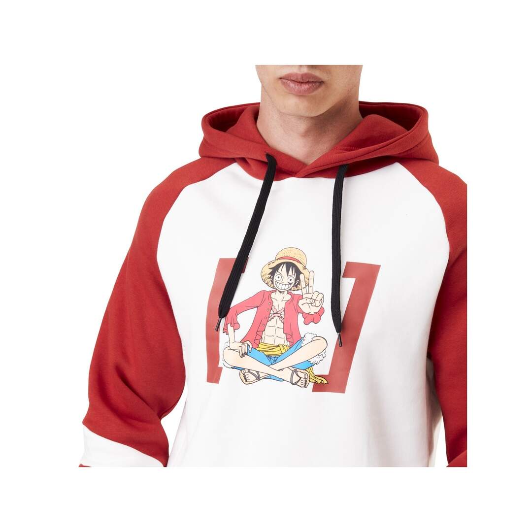 Sweat à capuche homme One piece Luffy Capslab-2