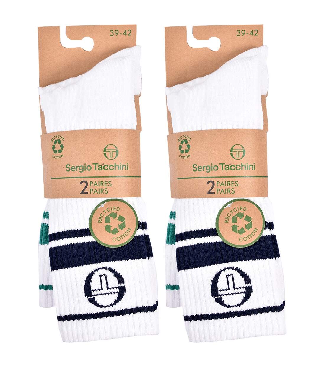 Chaussettes TENNIS SERGIO TACCHINI PREMIUM 2487 CREW B-3