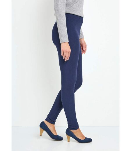 Legging côtelé taille élastiquée