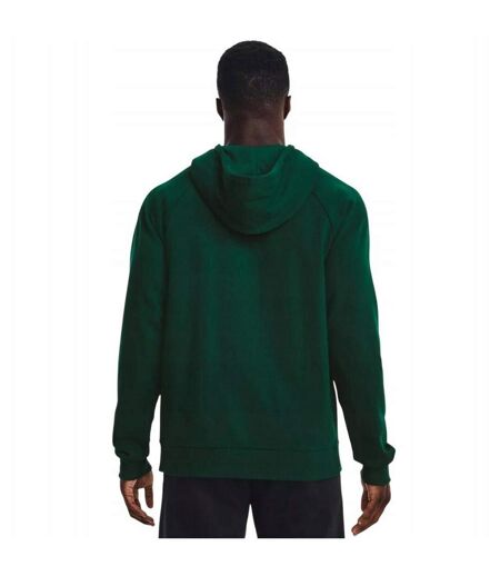 Sweat À Capuche Entraînement Style Gros Logo Rival Homme Vert Foncé Under Armour