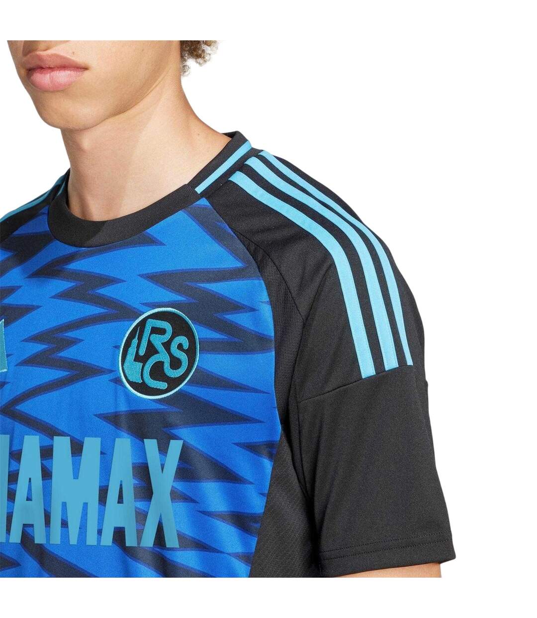 Maillot Third Motif/style Rc Strasbourg Homme Bleu Roi Adidas-4