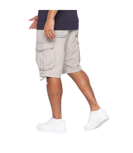 Mens jamstar cargo shorts light grey Crosshatch