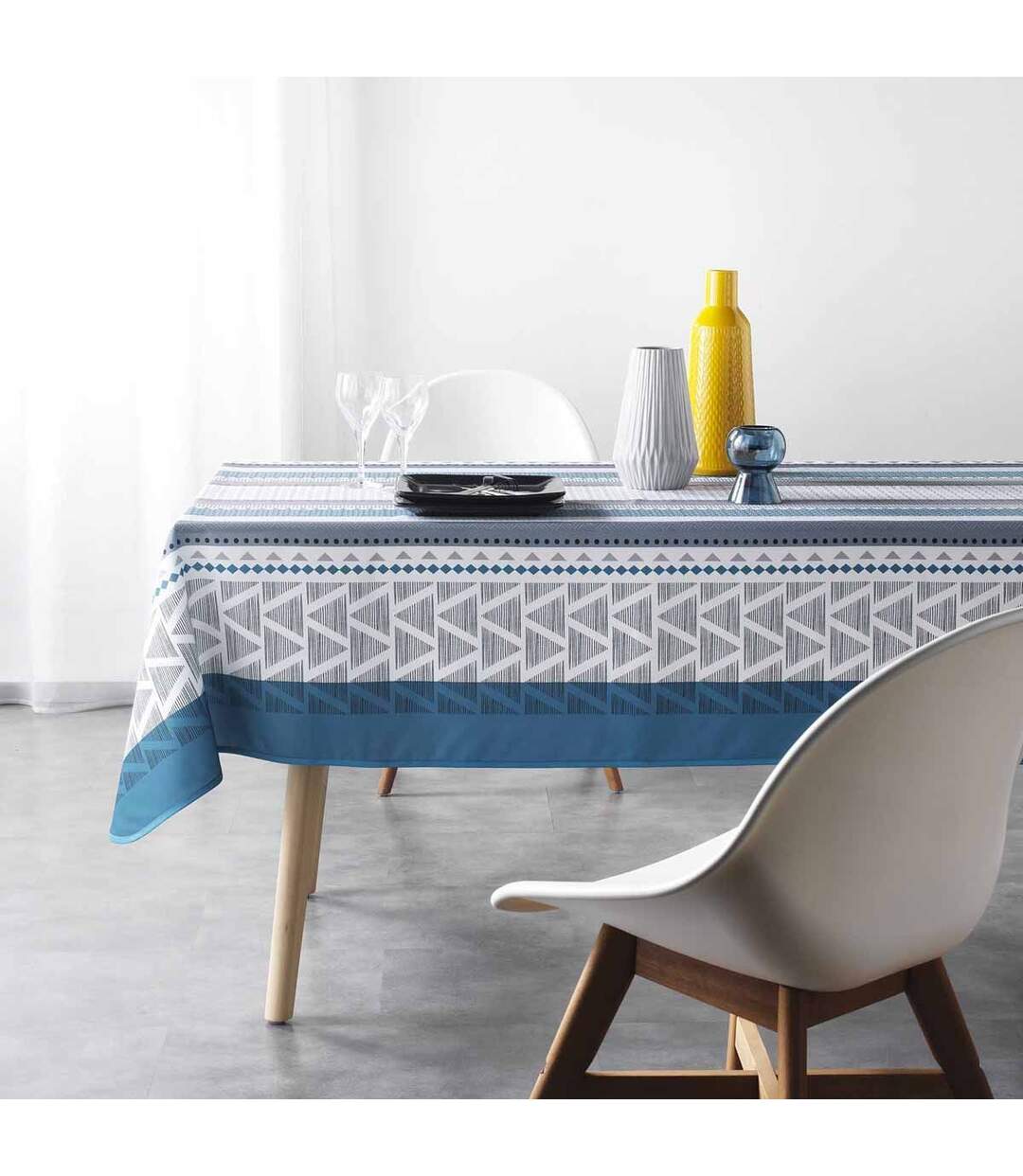 Nappe Antitache Pacome 150x240cm Bleu-2