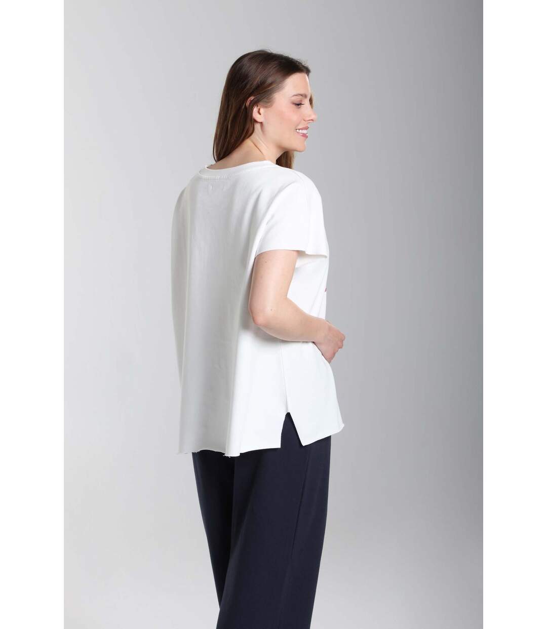 Sweat Molleton Sans Manches Femme Teehiti   Avec Col Rond | Gerard Pasquier-5