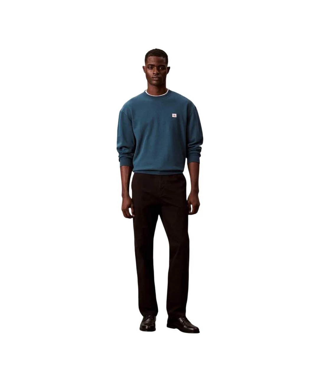 Sweat Homme Bleu Sarcelle Calvin Klein-1