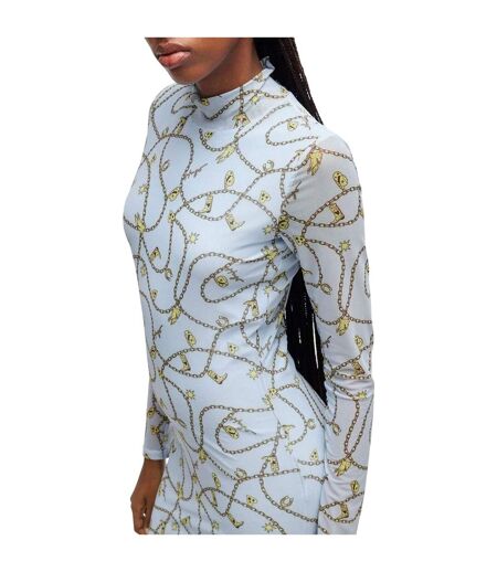 Robe Longue Nasuse Femme Bleu Hugo