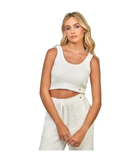 Womens/ladies Lounge Bralette Ecru SikSilk