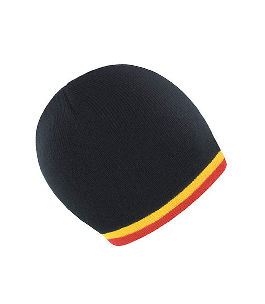 Bonnet National Adulte Noir Jaune Rouge Result Winter Essentials-2