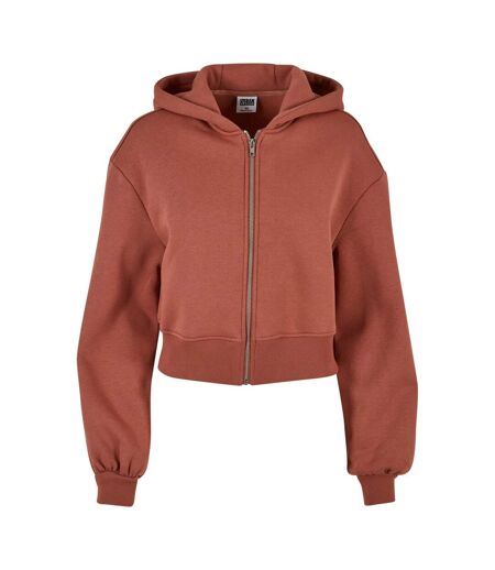 Veste À Capuche Femme Terre Cuite Urban Classics