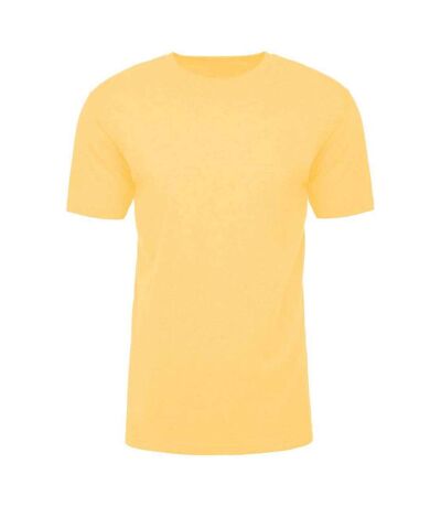 T-shirt adulte jaune crème Next Level Apparel