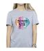 Disney Femme/Les femmes The Little Mermaid - T-shirt boyfriend en coton amusant (Gris sportif) - UTBI31050-3