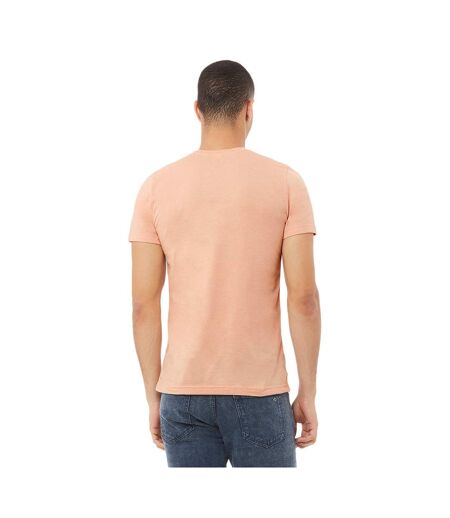 T-shirt Cvc Adulte Pêche Chiné Bella + Canvas