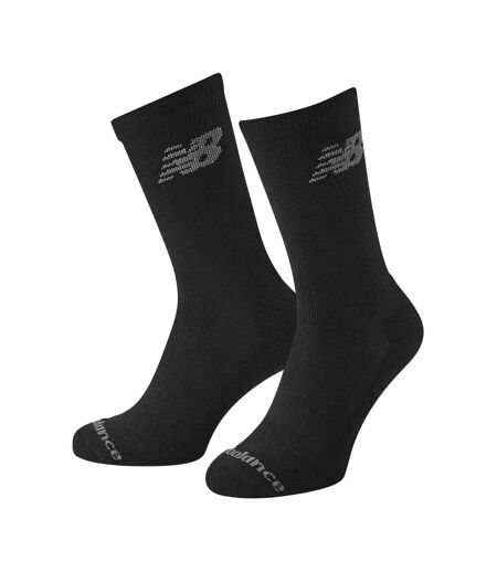 Lot De 10  Chaussettes Motif/style Logo Adulte Noir New Balance