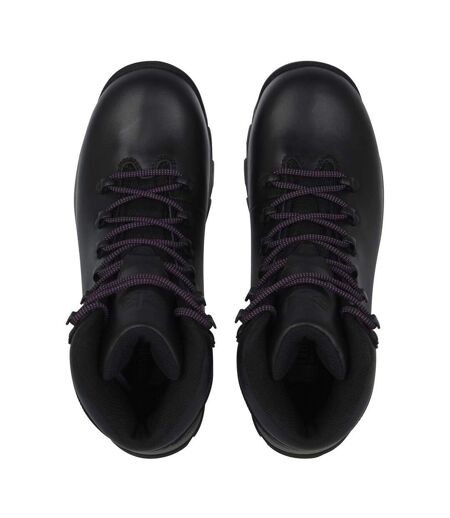 Womens/ladies Skiddaw Walking Boots Black Karrimor